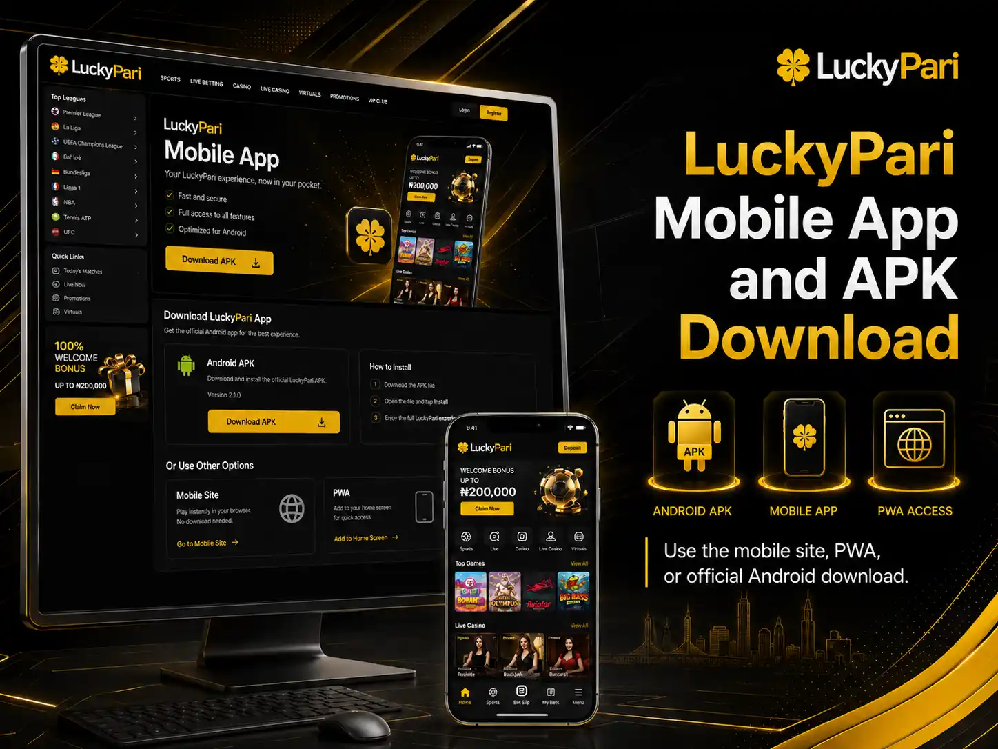 LuckyPari Mobile App and APK Download