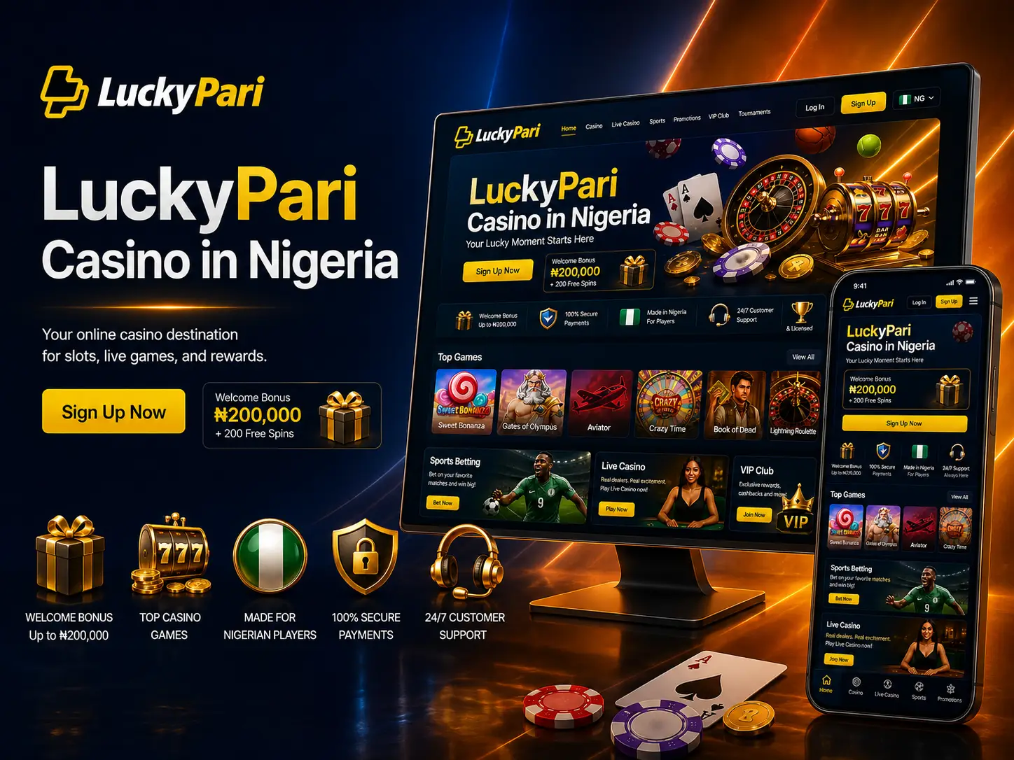 LuckyPari Casino in Nigeria 2026