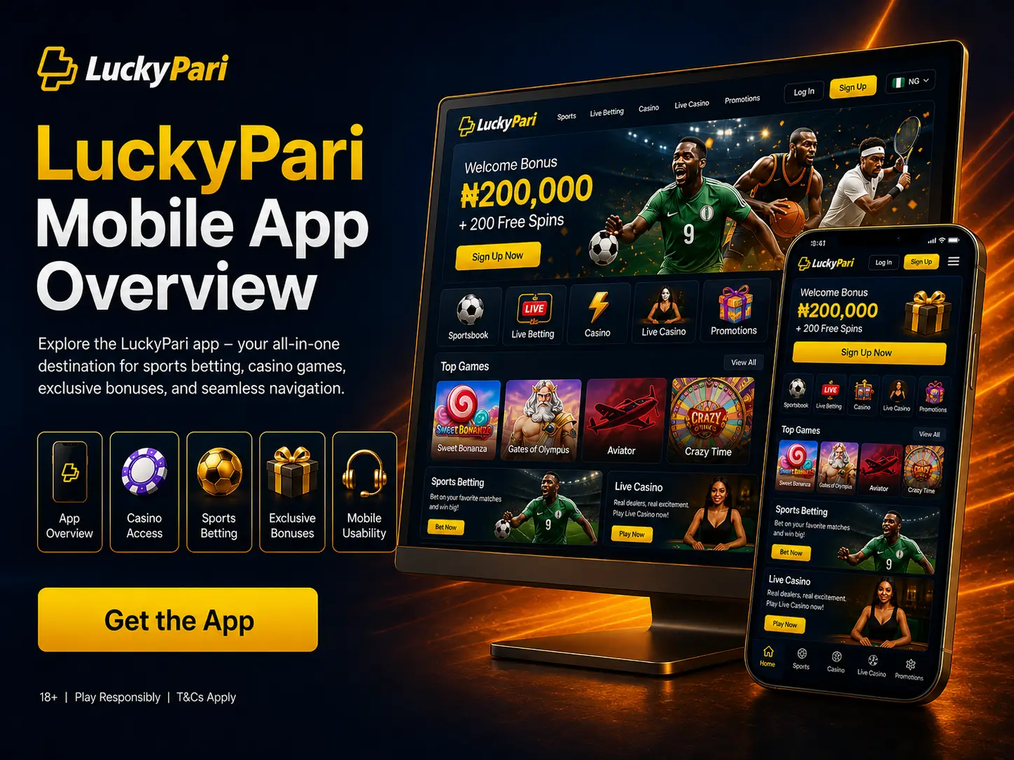 LuckyPari Mobile App Overview