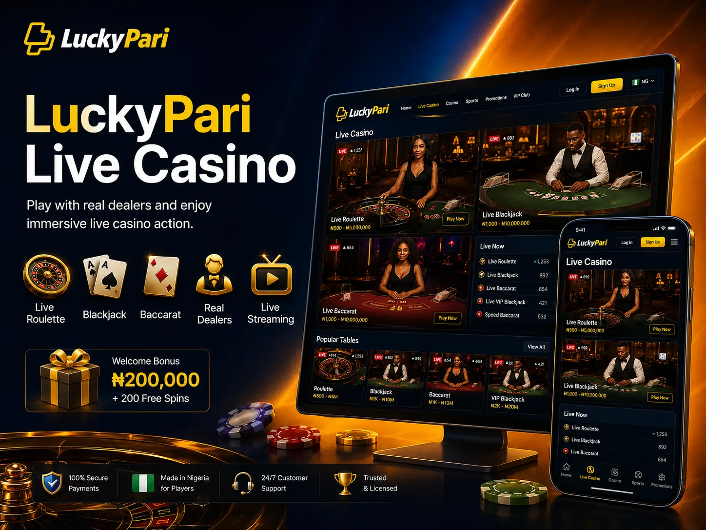 LuckyPari Live Casino